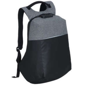 Mochila de Poliéster Anti-Furto USB com Segredo