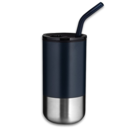 Copo Inox com Canudo 500ml